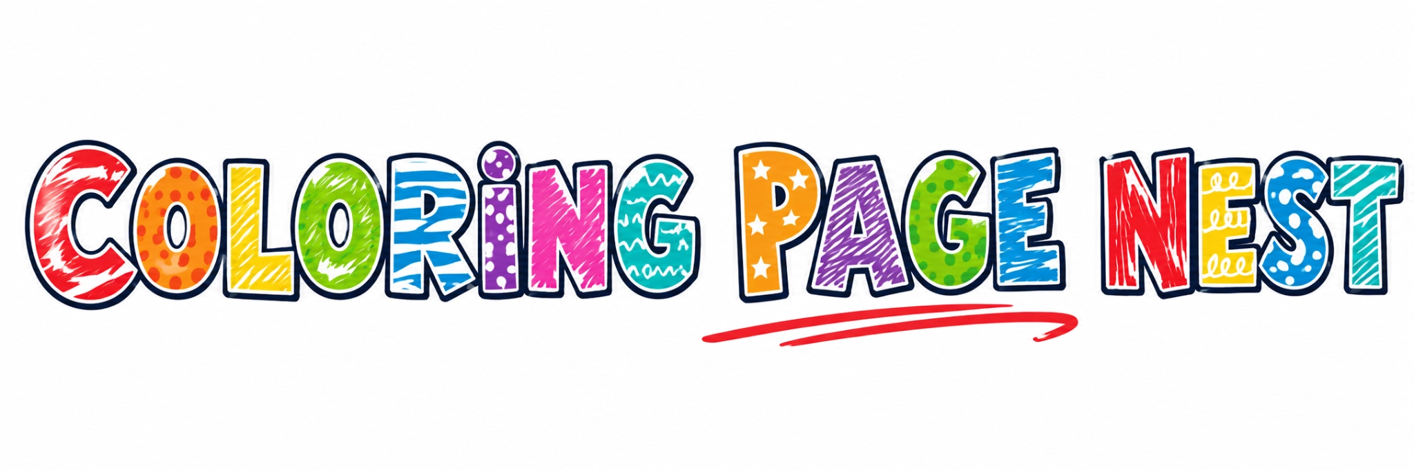 Coloring Page Nest logo